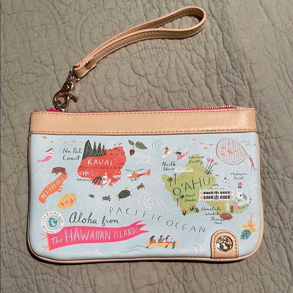 Spartina 449 Hawaiian Islands Wristlet Pouch